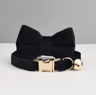 Personalized Adjustable Cat Collar With Bowknot Custom Engraved Pet Collar 15