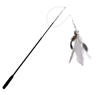 18M Extendable Cat Teaser Wand  Retractable Feather Toy With Bells 4