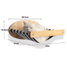 WallMounted Cat Climbing Shelf Set Cat Ladder Scratching Post  Cozy Hideaway House 10