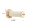 WallMounted Cat Climbing Shelf Set Cat Ladder Scratching Post  Cozy Hideaway House 8