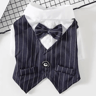 Formal Pet Suit Jacket Stylish Wedding  Party Outfit For Cats And Small Dogs 1