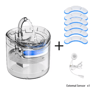 2L Automatic Pet Water Fountain  Motion Sensor USB Drinking Bowl With Activated Carbon Filter 2