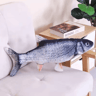 Plush Catnip Fish Toy  Interactive Teeth Cleaning  Kicking Toy For Cats 6
