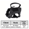 Adjustable Tactical Pet Harness  Leash Set With Control Handle For Cats And Dogs 7
