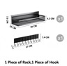 Magnetic Metal Spice Rack Shelf For Refrigerator  Kitchen Organization 4