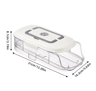 Automatic Rolling Egg Storage Rack For Refrigerator Door Organization 1