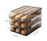 Automatic Rolling Egg Storage Container With Transparent Drawer Design 4
