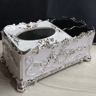 EuropeanStyle Tissue Box With Remote Control  Desktop Storage Organizer 1