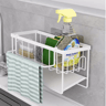 Kitchen Sink Caddy Organizer With Sponge Soap  Dishcloth Holder 3