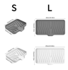 Silicone SelfDraining Soap  Sponge Holder For Kitchen Sink And Bathroom 2