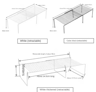 Adjustable Iron Kitchen Storage Shelf For Spices Cabinets  UnderSink Organization 1