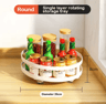 360 Rotating Kitchen Spice Rack Organizer For Countertop  Cabinet Storage 6
