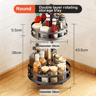 360 Rotating Kitchen Spice Rack Organizer For Countertop  Cabinet Storage 11