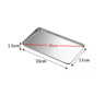 Stainless Steel Rectangular Serving Tray Food Storage  Baking Plate 5