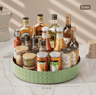 360 Rotating Spice Rack Organizer  NonSlip Kitchen  Cosmetic Storage Tray 2