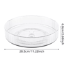 360 Rotating Lazy Susan Organizer  Clear Fridge  Kitchen Storage Tray 4