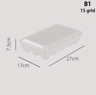 Transparent Egg Storage Container  1015 Grid Refrigerator Egg Holder With Lid 3