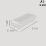Transparent Egg Storage Container  1015 Grid Refrigerator Egg Holder With Lid 5