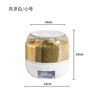 Rotating MultiGrid Rice Storage Container  Airtight Grain Dispenser With Divided Compartments 4