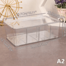 Acrylic Transparent Tea Bag Storage Box With Lid  MultiCompartment Tea Bag Organizer  Coffee Condim 1