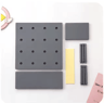 PunchFree Pegboard Wall Organizer  Modular Display Stand  Wall Storage Shelf For Home Organization 3
