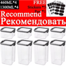 Stackable Airtight Food Storage Containers Set  Sealed Kitchen Storage Jars For Grains Tea  Dry Foo 19