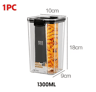 Stackable Airtight Food Storage Containers Set  Sealed Kitchen Storage Jars For Grains Tea  Dry Foo 23
