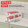DoubleLayer Stretchable Can Organizer  Transparent Beverage Storage Rack For Refrigerator  Pantry 2
