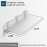 SelfAdhesive Wall Mounted Storage Shelf  Removable Bathroom  Kitchen Organizer Rack 7