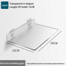 SelfAdhesive Wall Mounted Storage Shelf  Removable Bathroom  Kitchen Organizer Rack 10