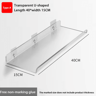 SelfAdhesive Wall Mounted Storage Shelf  Removable Bathroom  Kitchen Organizer Rack 18