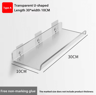 SelfAdhesive Wall Mounted Storage Shelf  Removable Bathroom  Kitchen Organizer Rack 22