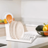 Multipurpose Dish Drying Rack Countertop Kitchen Dish Drainer With Cutlery Holder 2