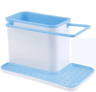 Kitchen Sink Organizer Shelf  MultiFunctional Appliance Rack With Dishwashing Cloth Holder  Storage 4