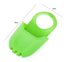 Kitchen Sink Drain Rack  Hanging Sponge Holder  Soap Dish Storage Basket Organizer 5