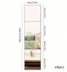6pcs10pcs Acrylic Mirror Wall Stickers  SelfAdhesive Mirror Wall Decor Flexible Decorative Tiles Fo 1
