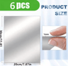 6pcs10pcs Acrylic Mirror Wall Stickers  SelfAdhesive Mirror Wall Decor Flexible Decorative Tiles Fo 3