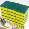 1001PCS Dishwashing Sponge  Soft  Absorbent Kitchen Cleaning Sponge With Scouring Pad For Dishes Po 3