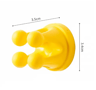 Silicone SelfAdhesive Toothbrush Holder  Waterproof MultiFunction Wall Hook For Bathroom Organizati 2