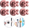 Silicone SelfAdhesive Toothbrush Holder  Waterproof MultiFunction Wall Hook For Bathroom Organizati 8