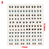 Cute Cartoon Eye Stickers  DIY Anime Doll Eye Decals For Crafts Figurines  Clay Projects 5