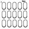 EDC Zipper Pull Replacement Set  MultiPurpose Cord Pull Tabs For Backpacks Luggage  Outdoor Gear 3