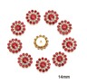 10Piece Snowflake Pearl Rhinestone Buttons  Decorative Flatback Embellishments For Clothing  DIY Cr 25