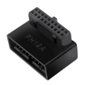 USB 30 1920Pin 90 Angled Adapter  Male To Female Motherboard Header Extension Converter 1