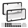 Universal American License Plate Frame  Durable Car License Plate Holder With Mounting Screws 4