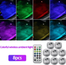 Wireless LED Car Interior Ambient Lights  RemoteControl Adhesive Roof  Footwell Atmosphere Lights 2