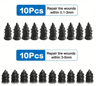 Universal Tire Repair Nail Kit  Quick Rubber Plug Repair Tool For Cars  Motorcycles 5