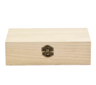 Retro Wooden Storage Box With Clamshell Lid For Jewelry Keepsakes  Desktop Organization 2
