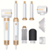 TINSOL 7in1 Hair Styler  1400W Hot Air Brush Hair Dryer Brush  Professional Curling Iron Set 1