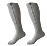 Unisex OpenToe Zipper Compression Socks  Knee High Support Socks For Sports  Travel 2